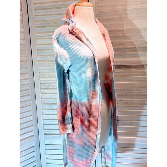 Another Reason Sm Tie Dye Duster Cardigan - Picture 11 of 11